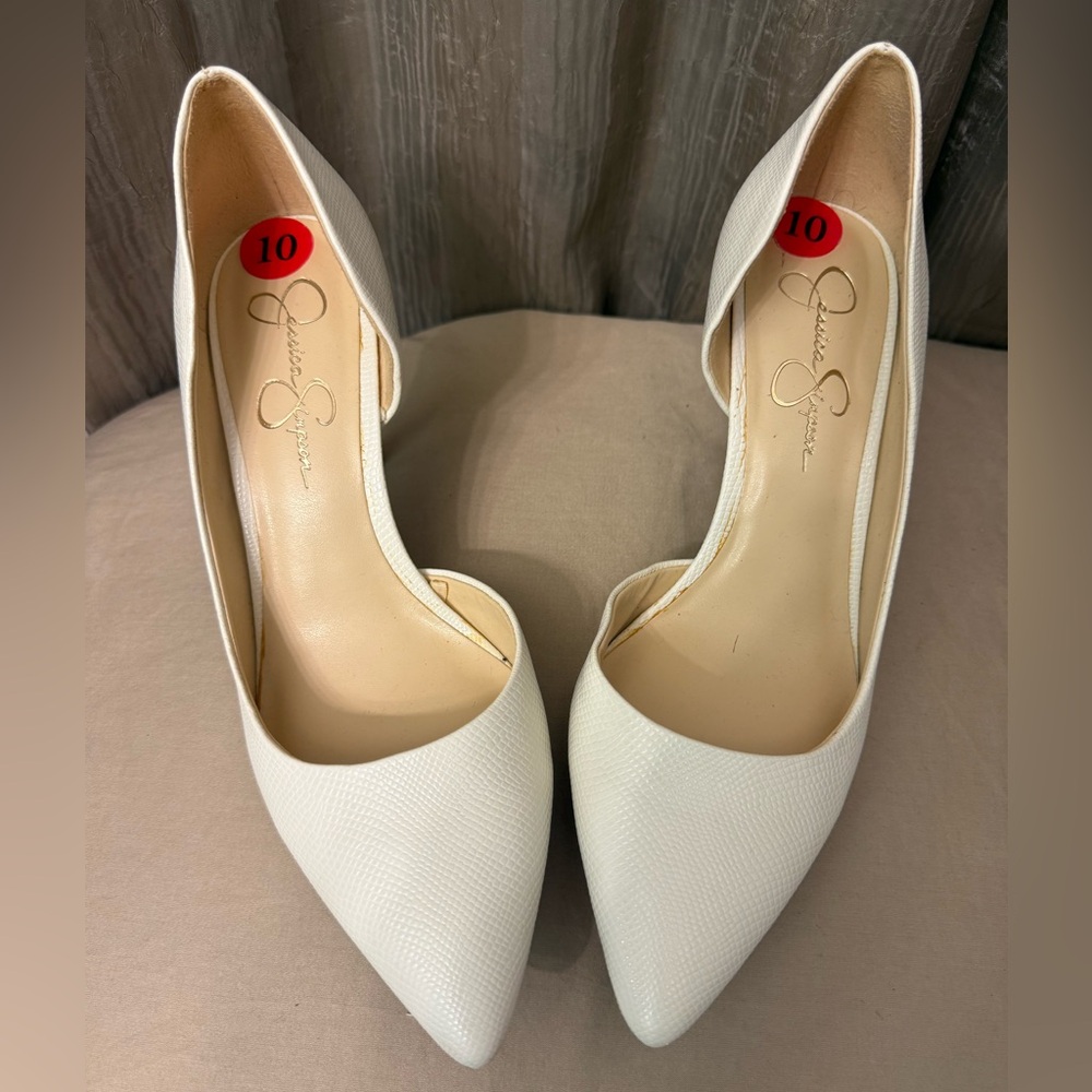Jessica Simpson Women's White Heels
